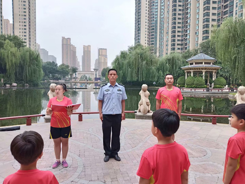 安陽陽光少年隊舉行暑假結業典禮