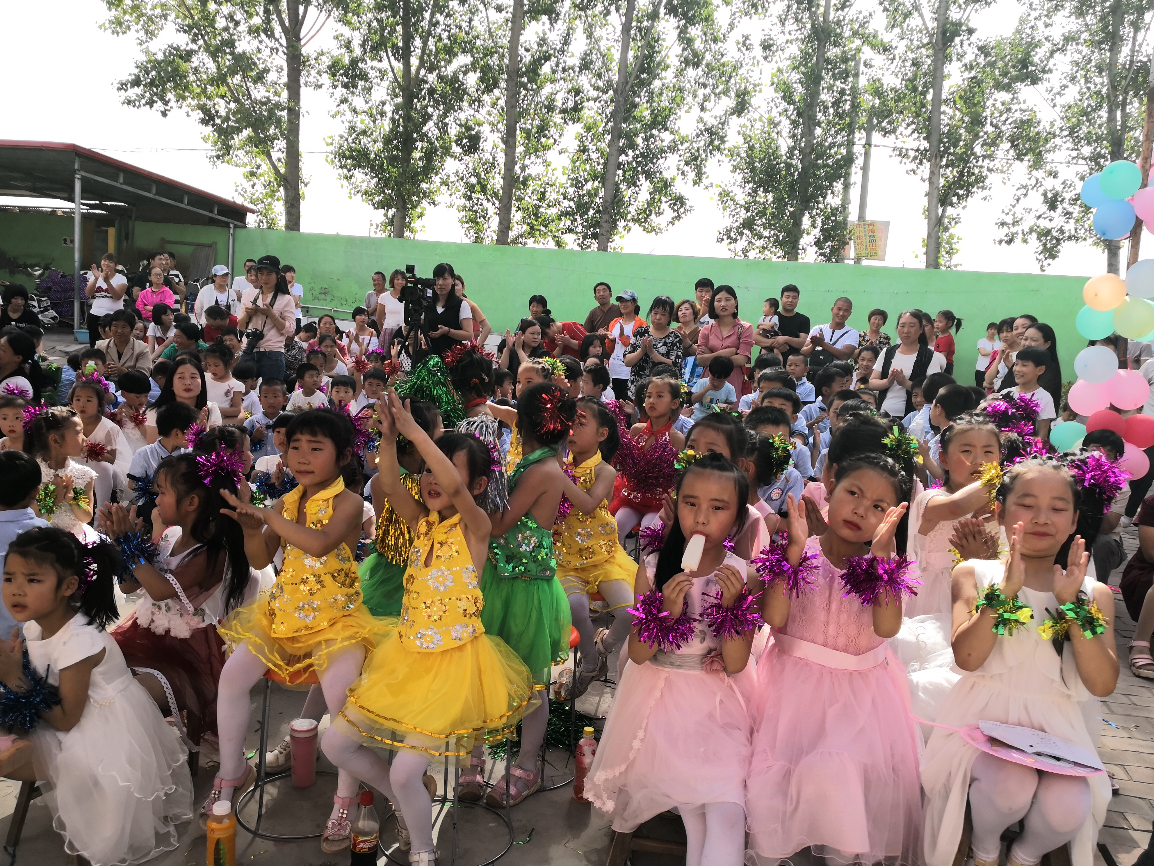 啟航文博幼兒園舉行放飛童心 暢想六一活動