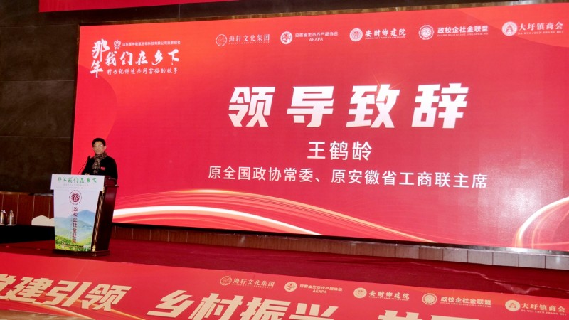 那年我們在鄉下-村支書講述共同富裕的故事在合肥舉行，軍神碳氫生物科技獨家冠名