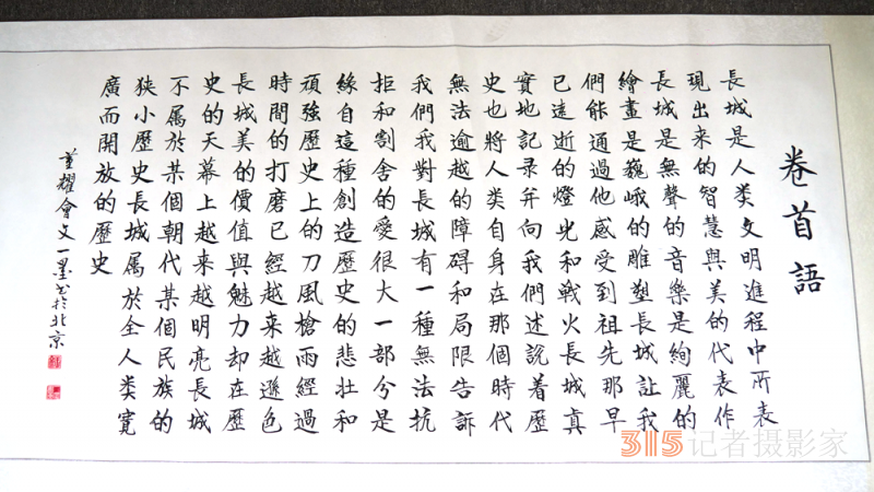 畫(huà)中游長(zhǎng)城 長(zhǎng)城一墨6年杰作