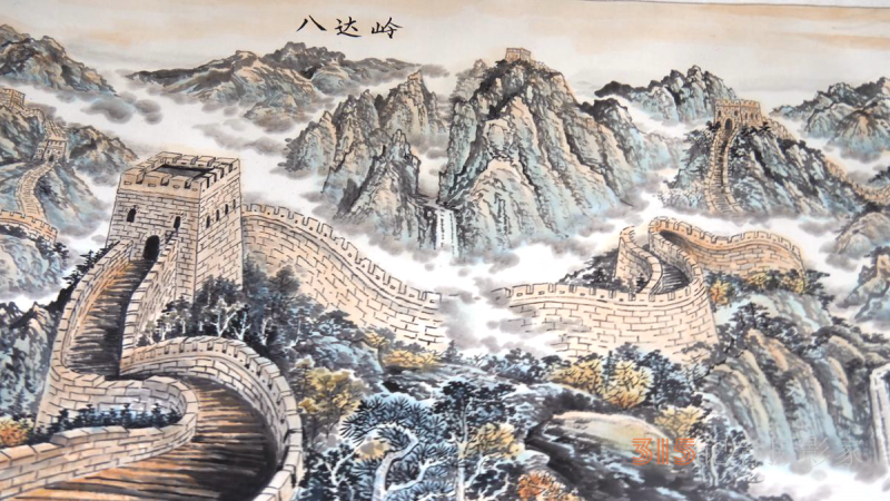 畫(huà)中游長(zhǎng)城 長(zhǎng)城一墨6年杰作